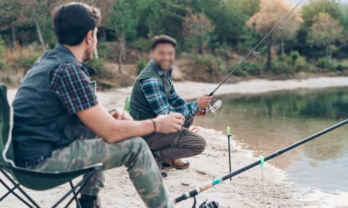 encouragement two men