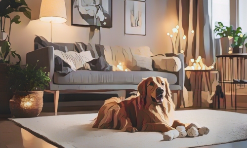 Cozy Living Room for Pets